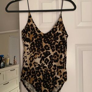 Leopard Print Bodysuit